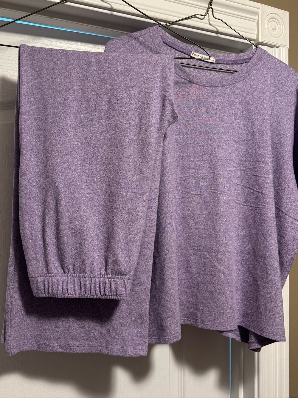 Cozy Lavender Long Sleeve Pajama Set - Lightweight Women's Lounge Two-Piece